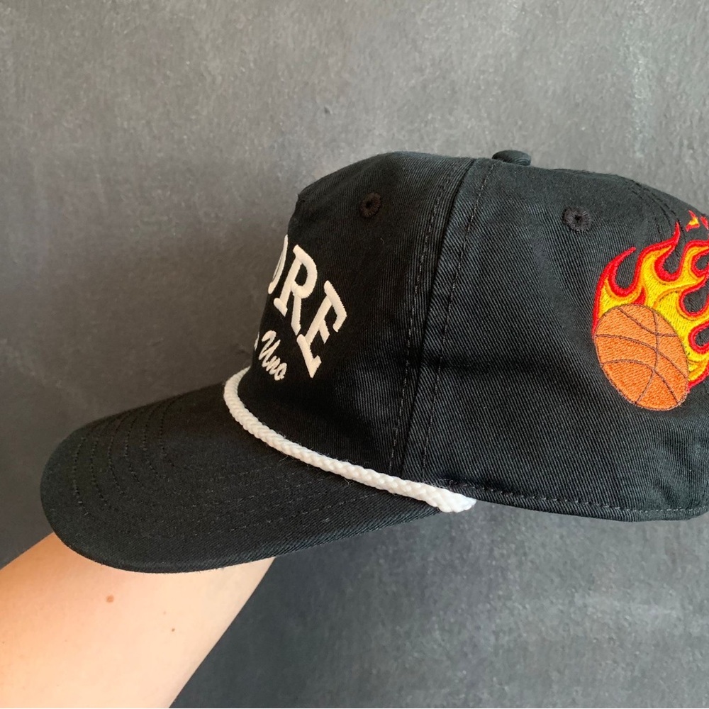 PADRE Número Uno Cap – Embroidered Fire Basketball Dad Hat